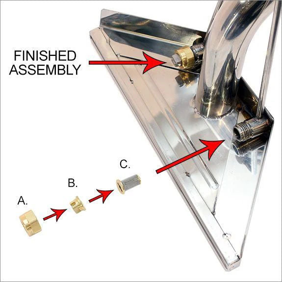 Spray Tip Assembly on a Trusted Clean Carpet Cleaning Wand